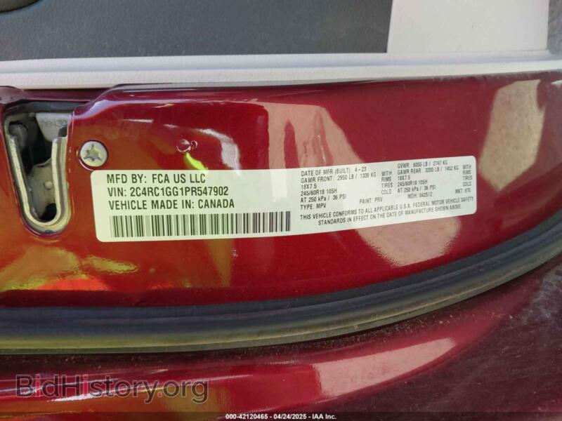 2023 Chrysler PACIFICA (VIN 2C4RC1GG1PR547902) — photo 9 of 17