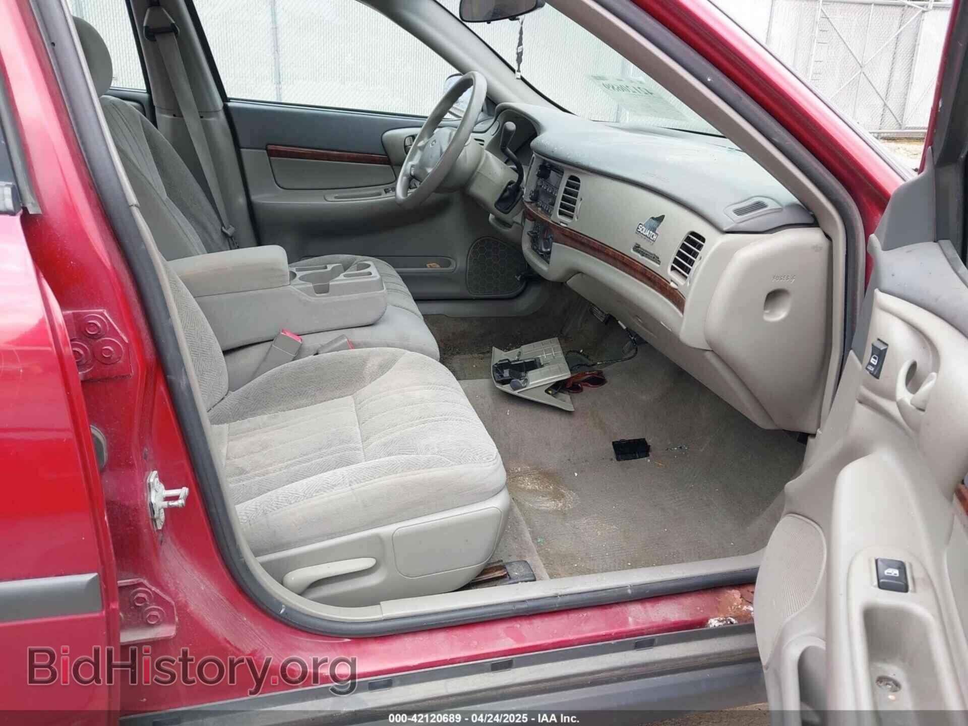 2005 CHEVROLET IMPALA - VIN: 2G1WF52E659262447 - Фото 5