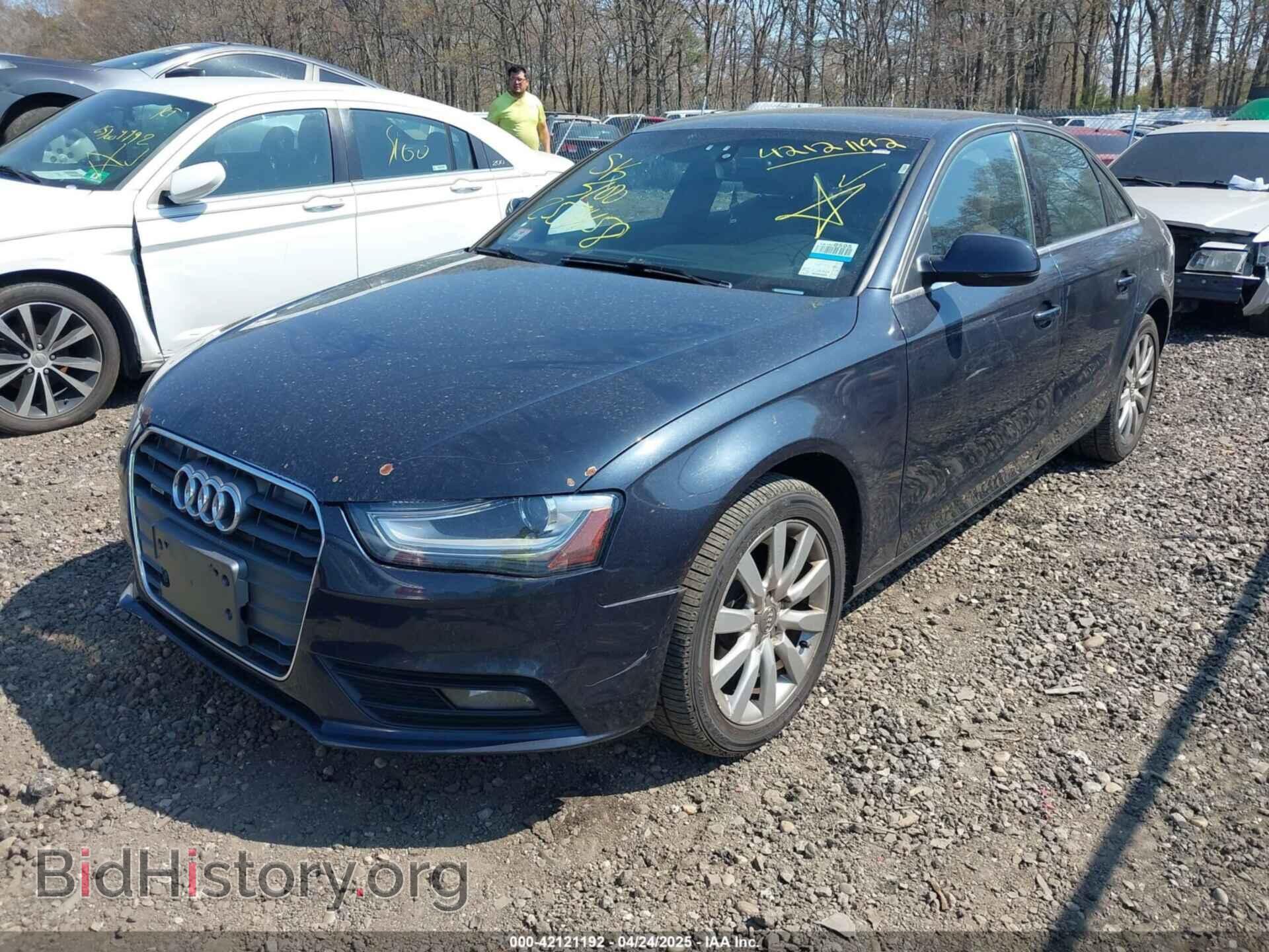 2013 AUDI A4 - VIN: WAUBFAFL2DN038186 - Фото 2