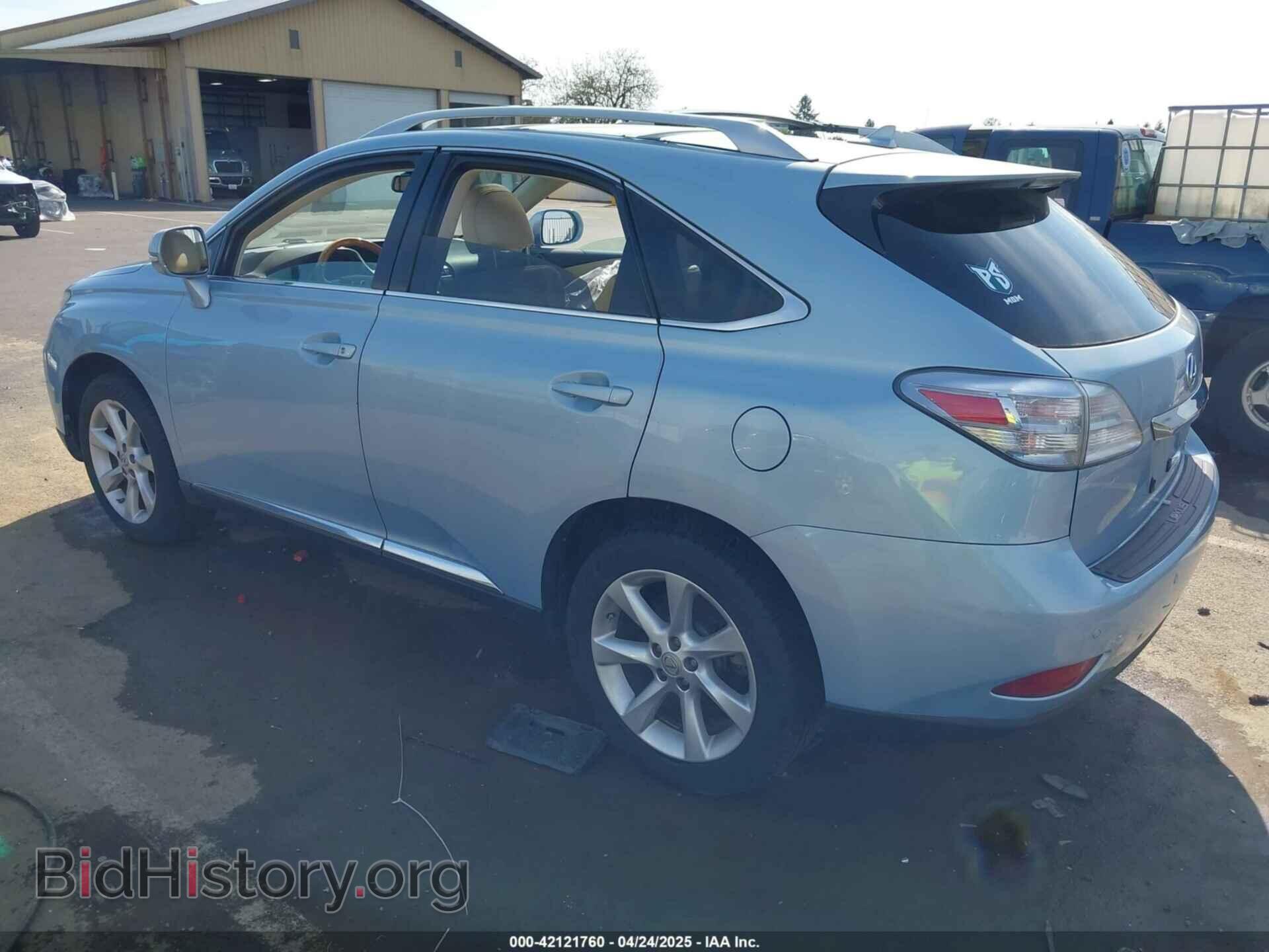 2011 LEXUS RX 350 - VIN: 2T2BK1BA4BC087484 - Фото 3