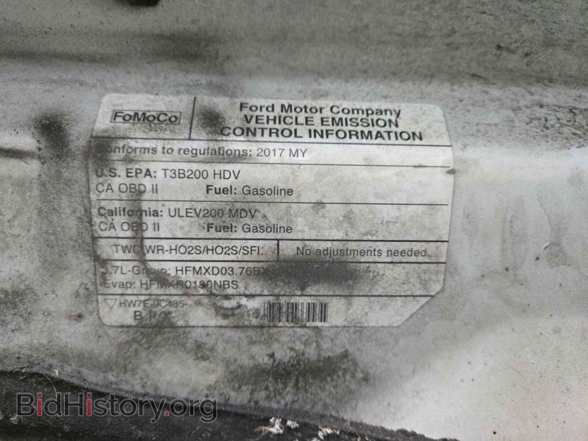 Фотография 1FTYE1YM4HKA82249 - FORD TRANSIT 2017