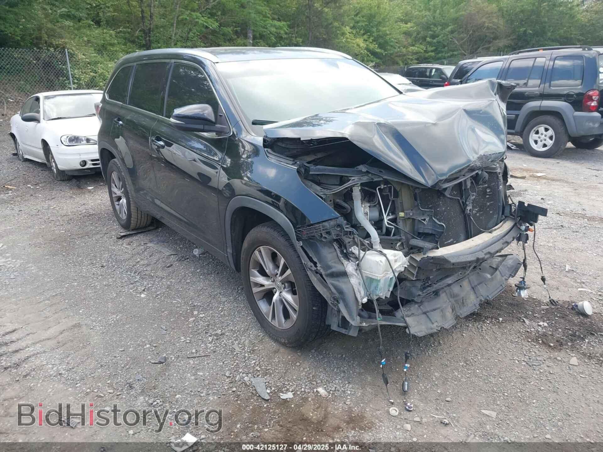Photo 5TDKKRFH3FS083000 - TOYOTA HIGHLANDER 2015