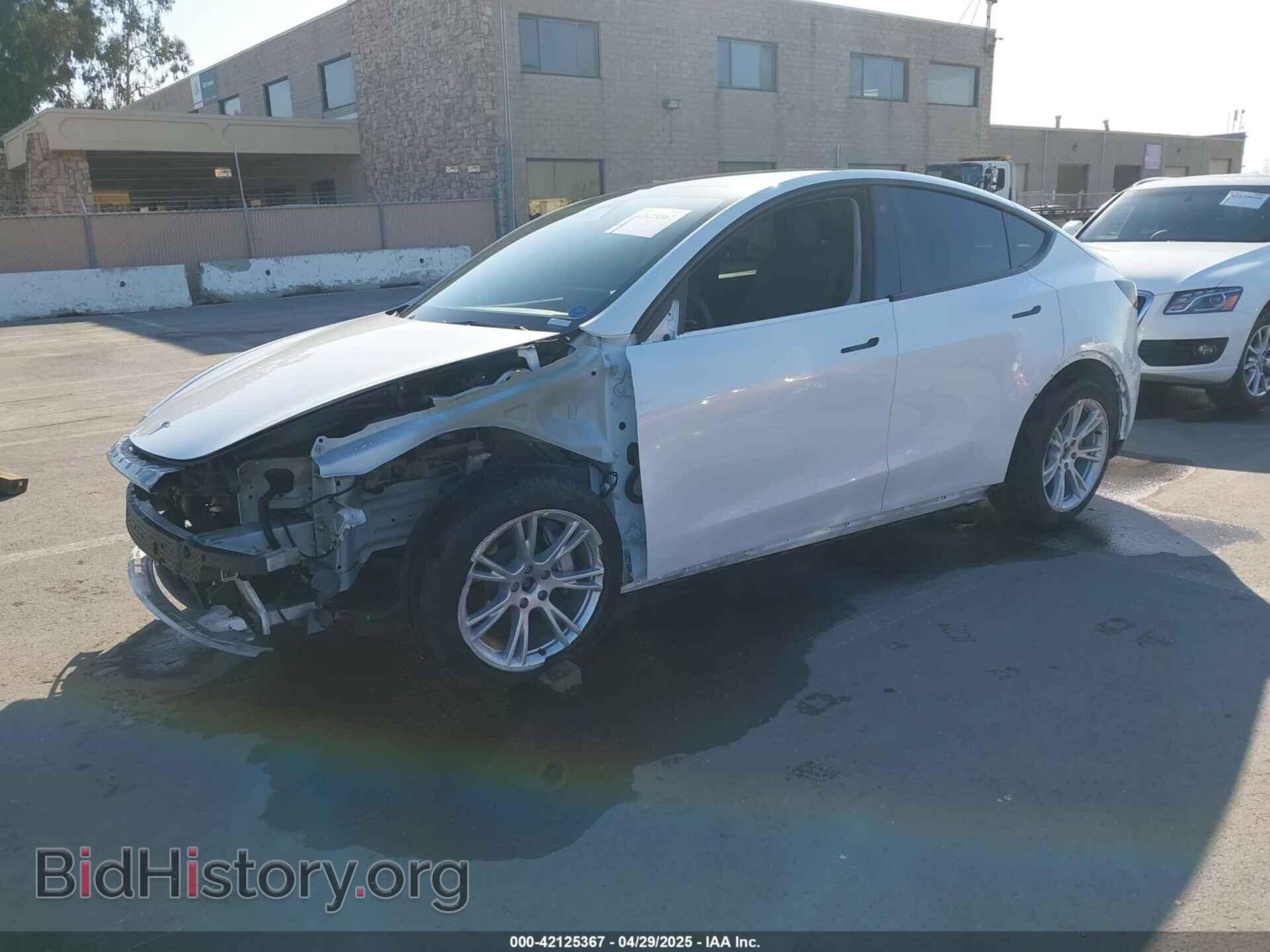 2021 TESLA MODEL Y - VIN: 5YJYGAEE6MF281799 - Фото 2