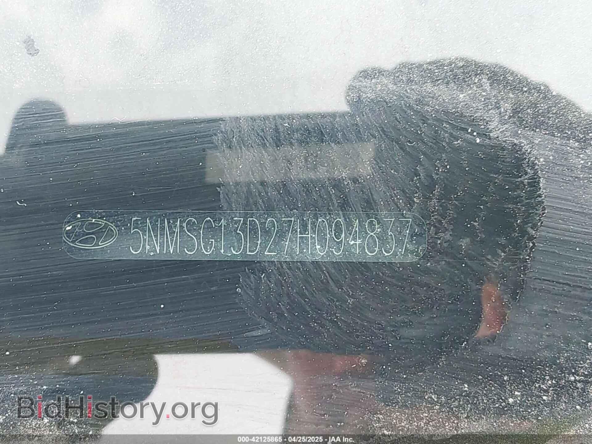 2007 HYUNDAI SANTA FE - VIN: 5NMSG13D27H094837 - Фото 9