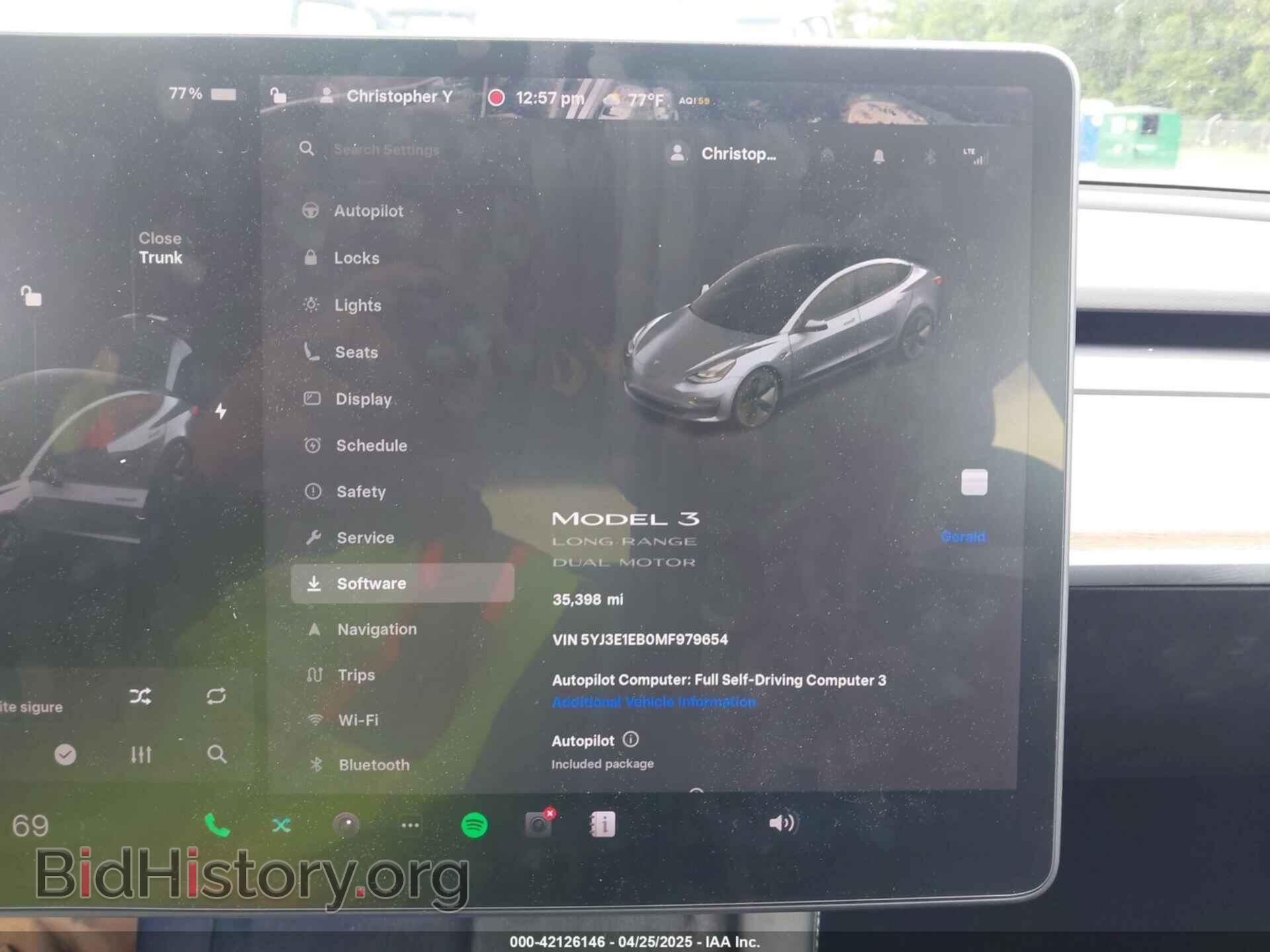 2021 TESLA MODEL 3 - VIN: 5YJ3E1EB0MF979654 - Фото 7