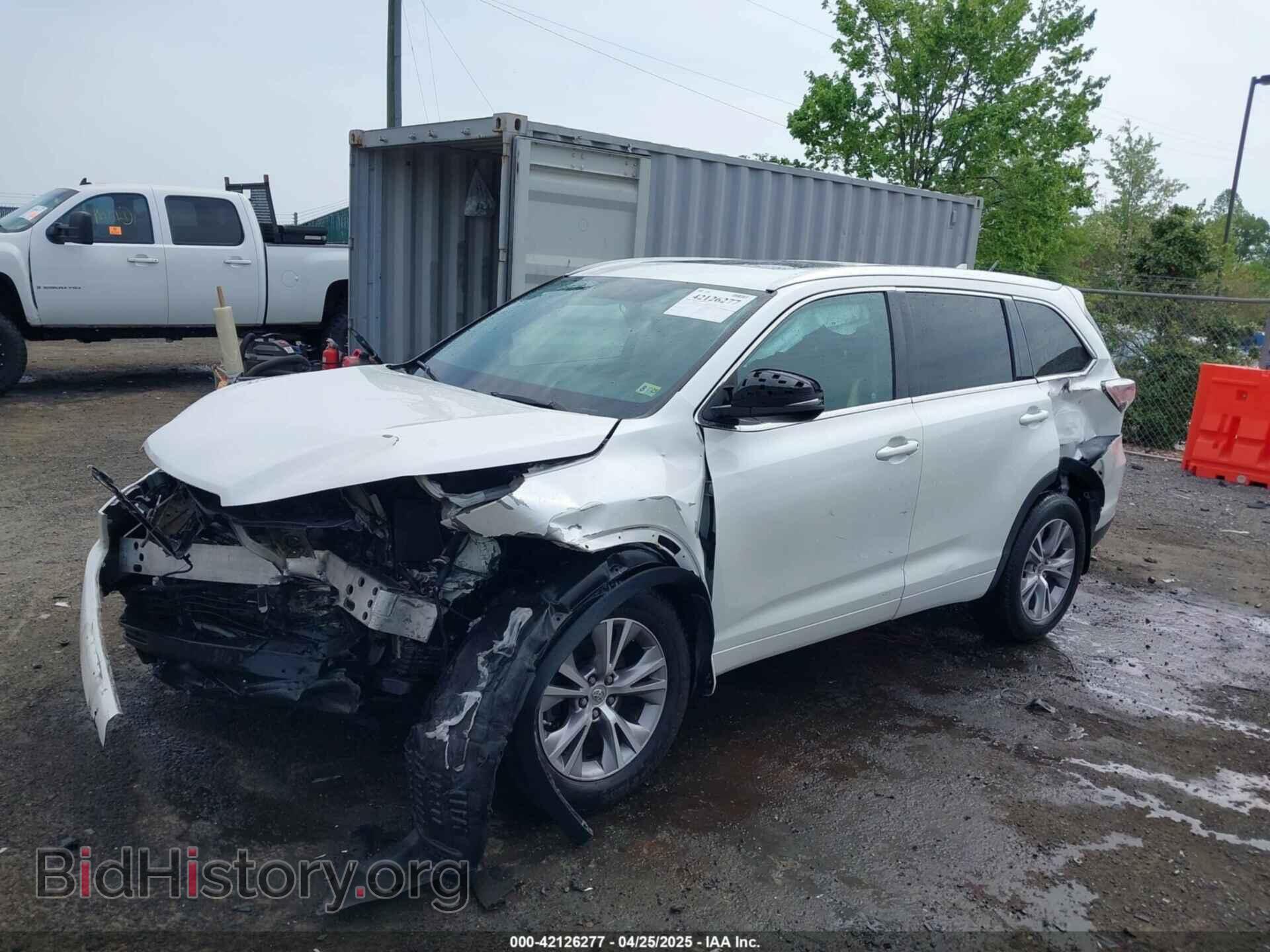 2015 TOYOTA HIGHLANDER - VIN: 5TDJKRFH2FS131663 - Фото 2