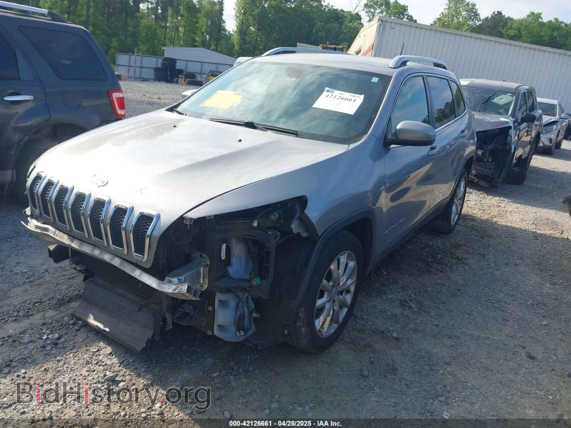 2016 JEEP CHEROKEE - VIN: 1C4PJLDB4GW249496 - Фото 2