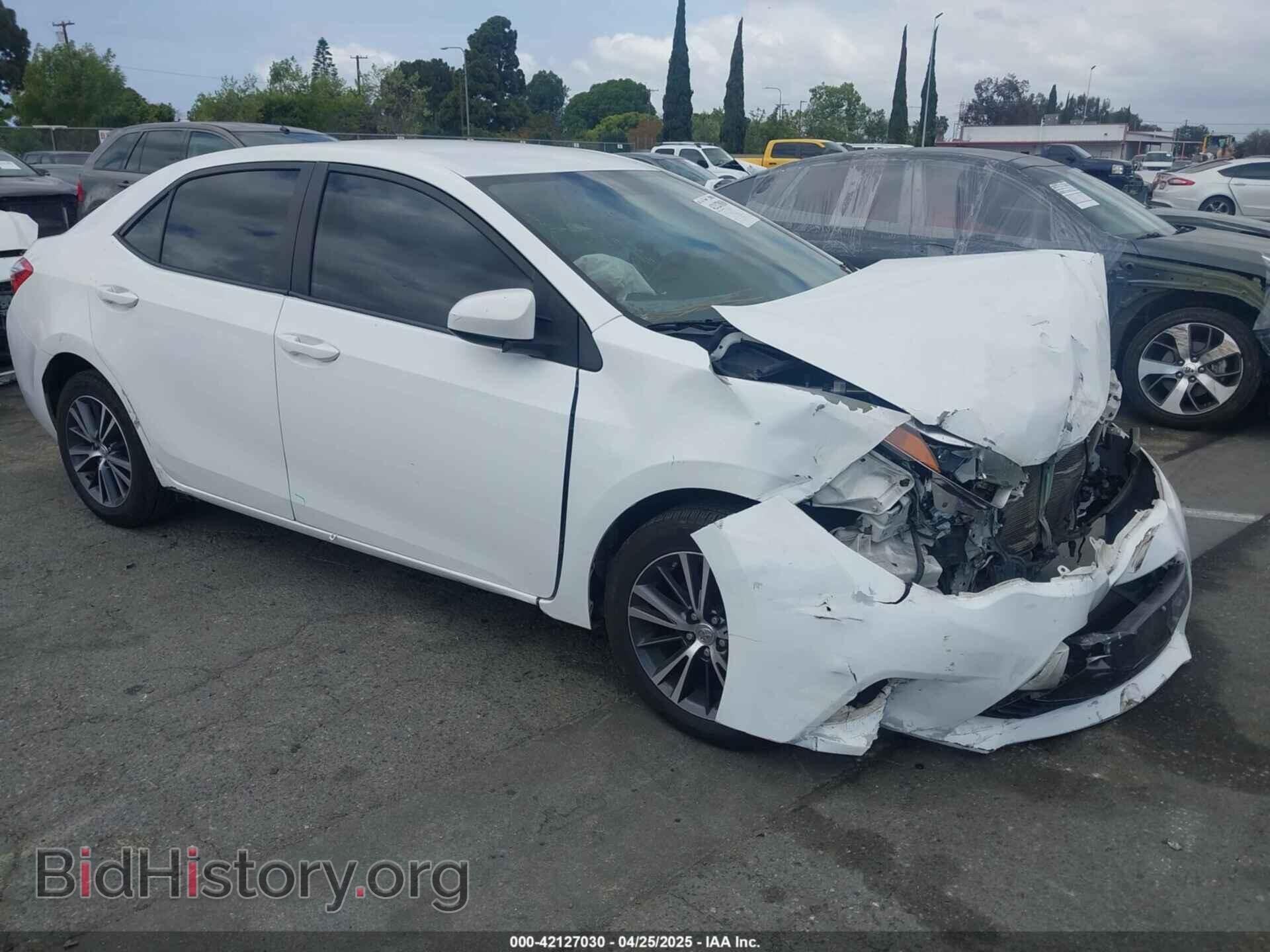 Photo 5YFBURHEXGP463572 - TOYOTA COROLLA 2016