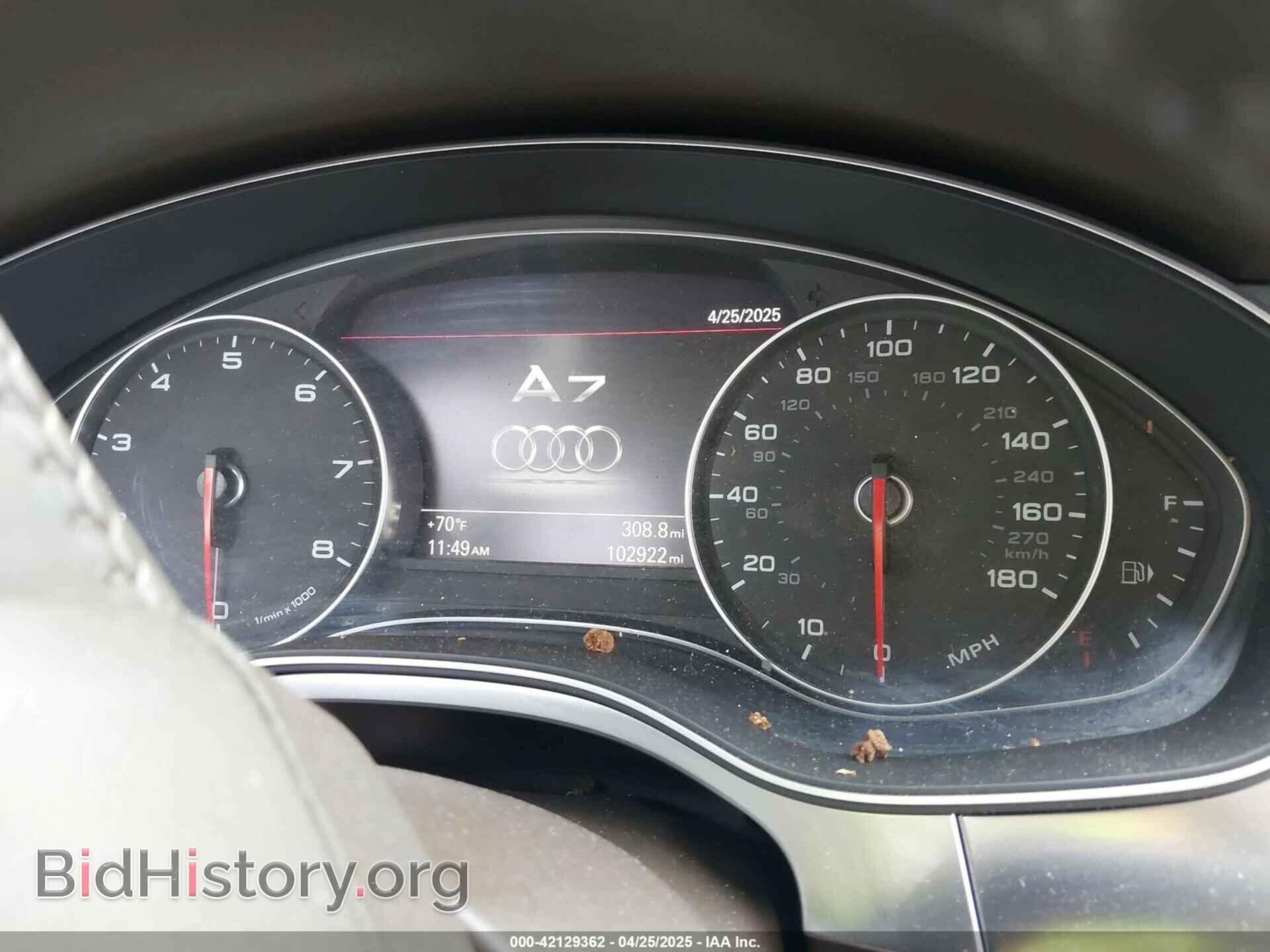 2012 AUDI A7 - VIN: WAU2GAFC2CN147274 - Photo 7