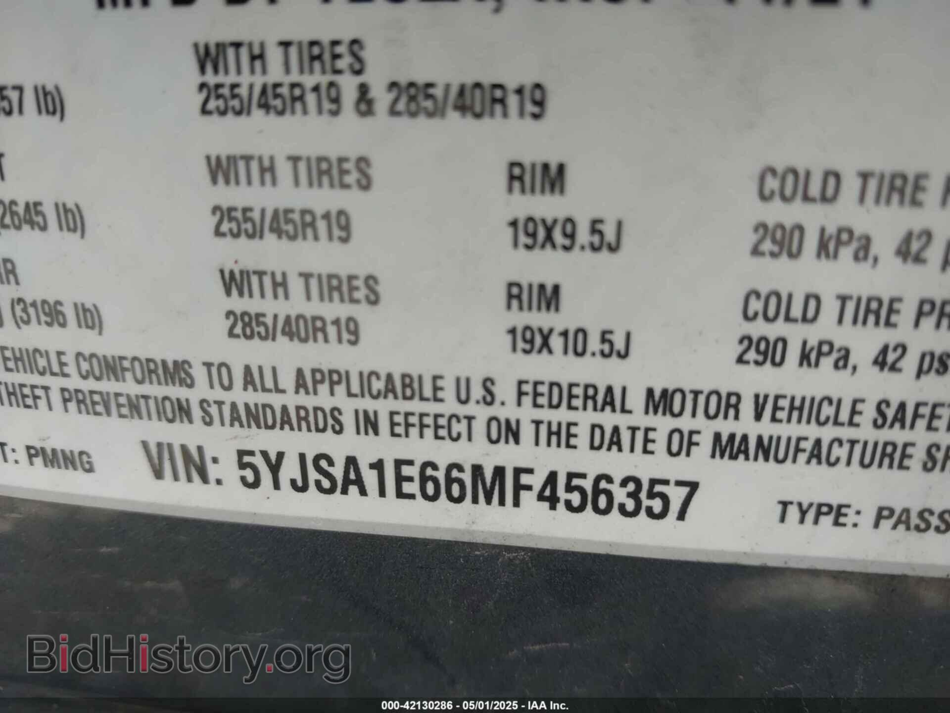 2021 TESLA MODEL S - VIN: 5YJSA1E66MF456357 - Фото 9