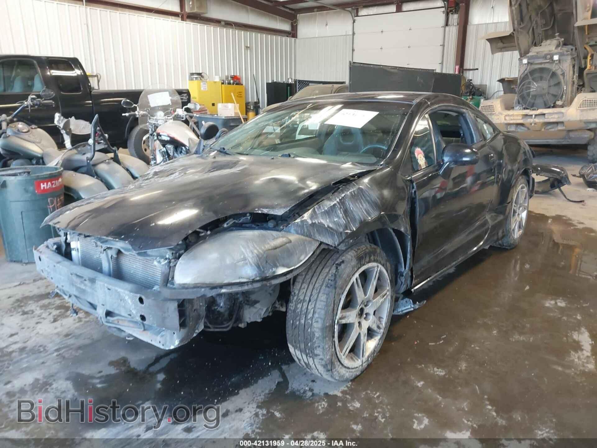 2008 MITSUBISHI ECLIPSE - VIN: 4A3AK34T58E033396 - Фото 2