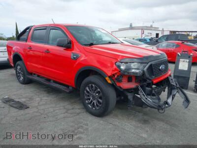 2021 Ford RANGER XLT, red — VIN 1FTER4EH3MLD82322, IAAI