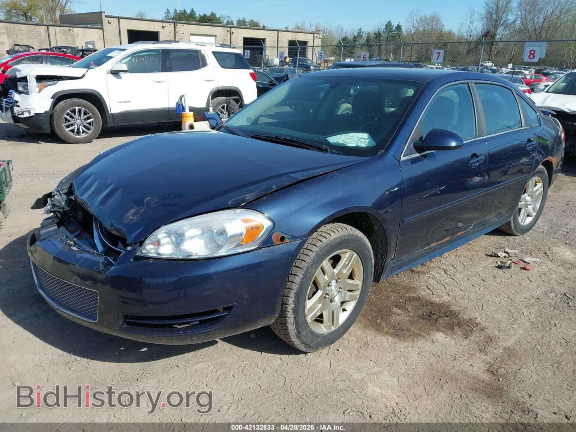 2012 CHEVROLET IMPALA - VIN: 2G1WB5E33C1249625 - Фото 2