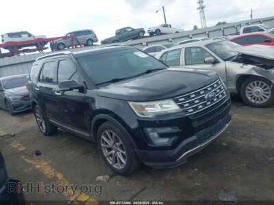 2017 Ford EXPLORER Limited, черный — VIN 1FM5K7FH3HGA07383, IAAI
