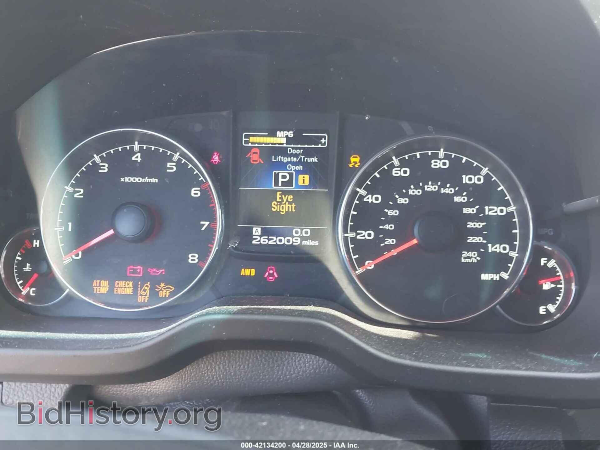 2014 SUBARU OUTBACK - VIN: 4S4BRBPC9E3255693 - Фото 7
