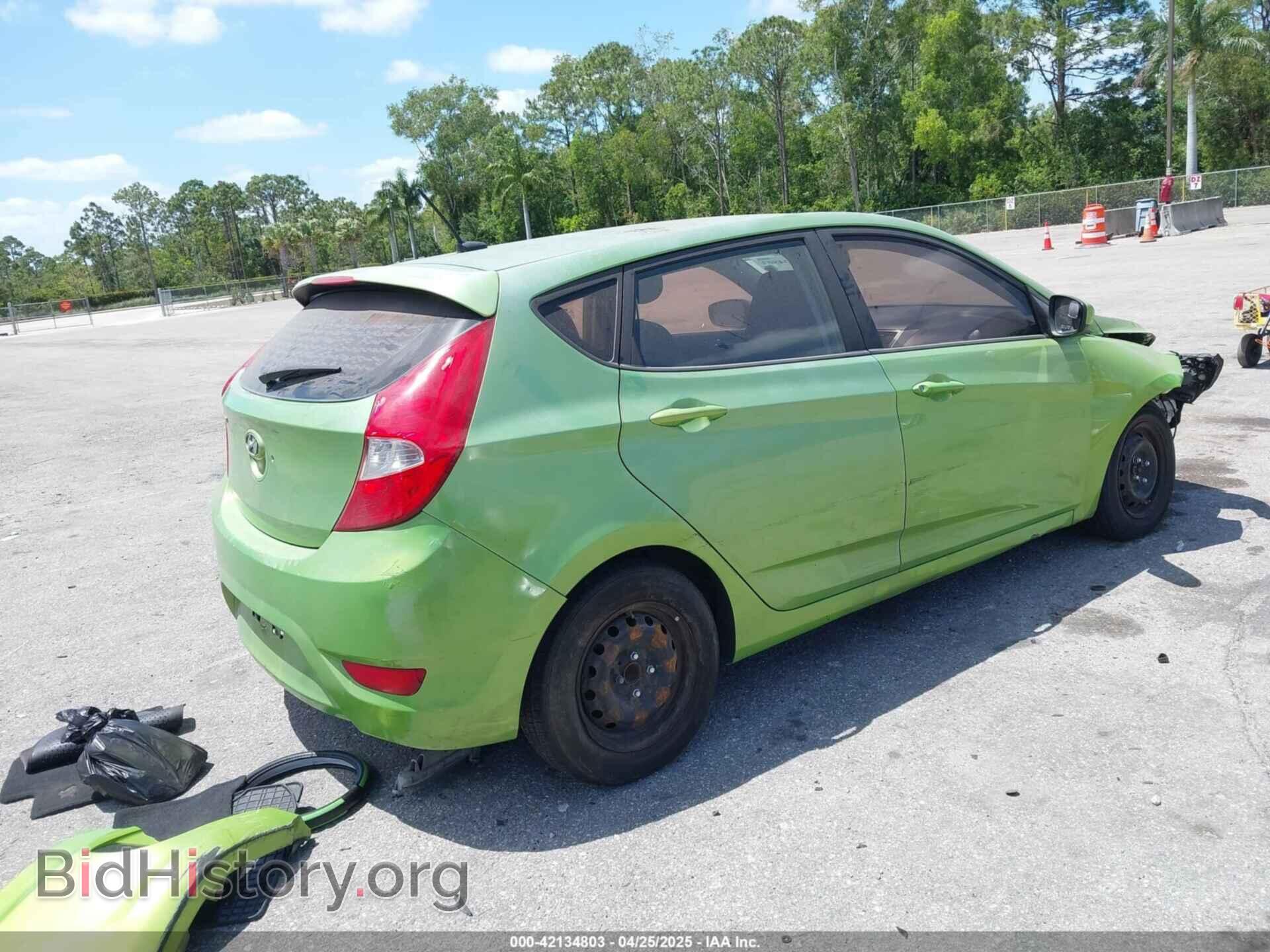 2012 HYUNDAI ACCENT - VIN: KMHCU5AE4CU050210 - Фото 4