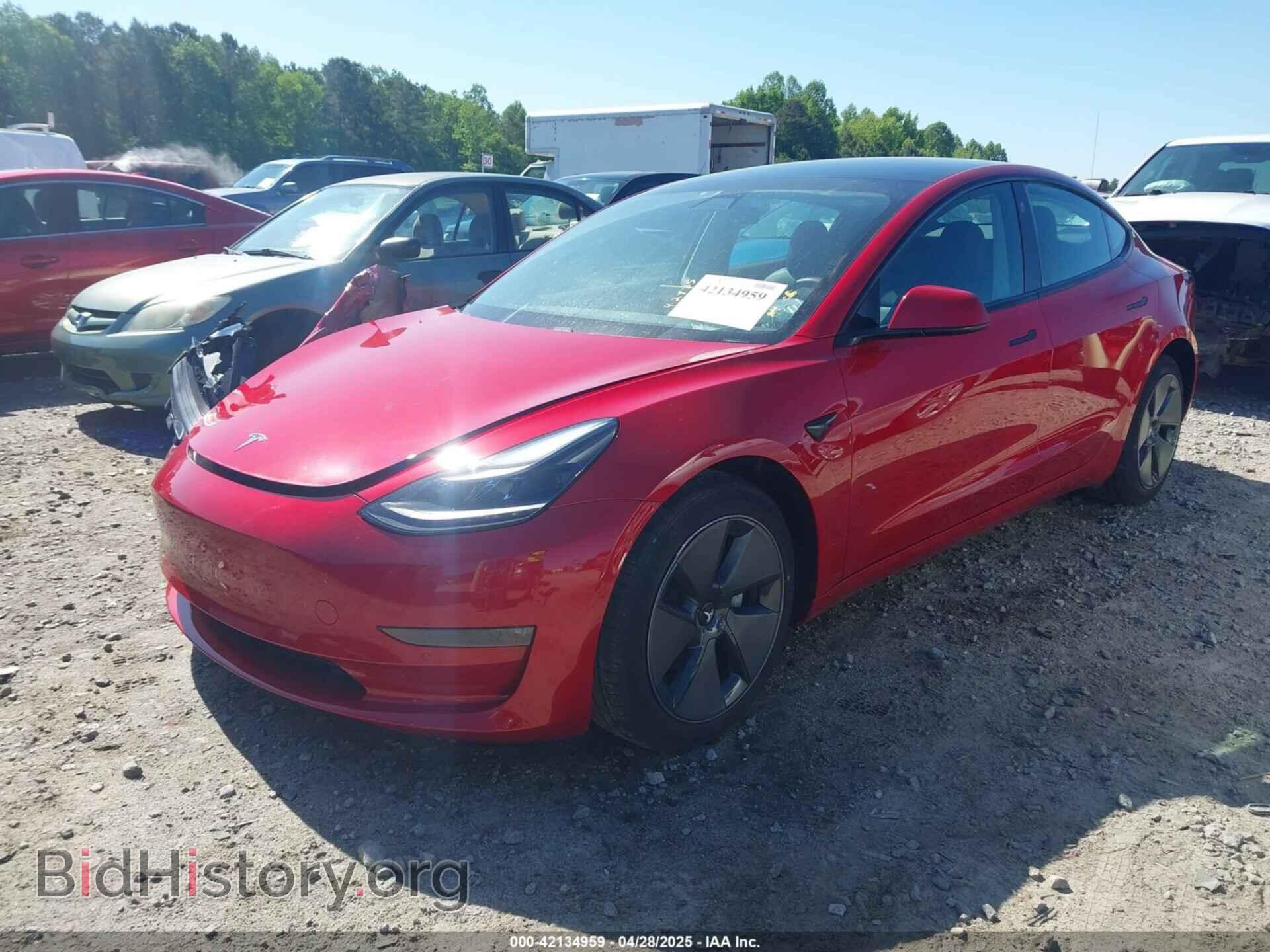 2021 TESLA MODEL 3 - VIN: 5YJ3E1EB8MF034886 - Фото 2