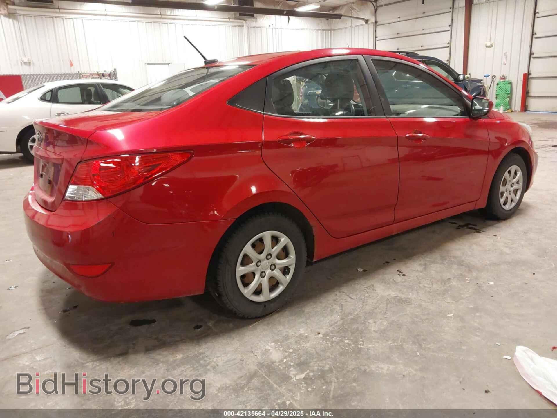 2013 HYUNDAI ACCENT - VIN: KMHCT4AE7DU529994 - Фото 4