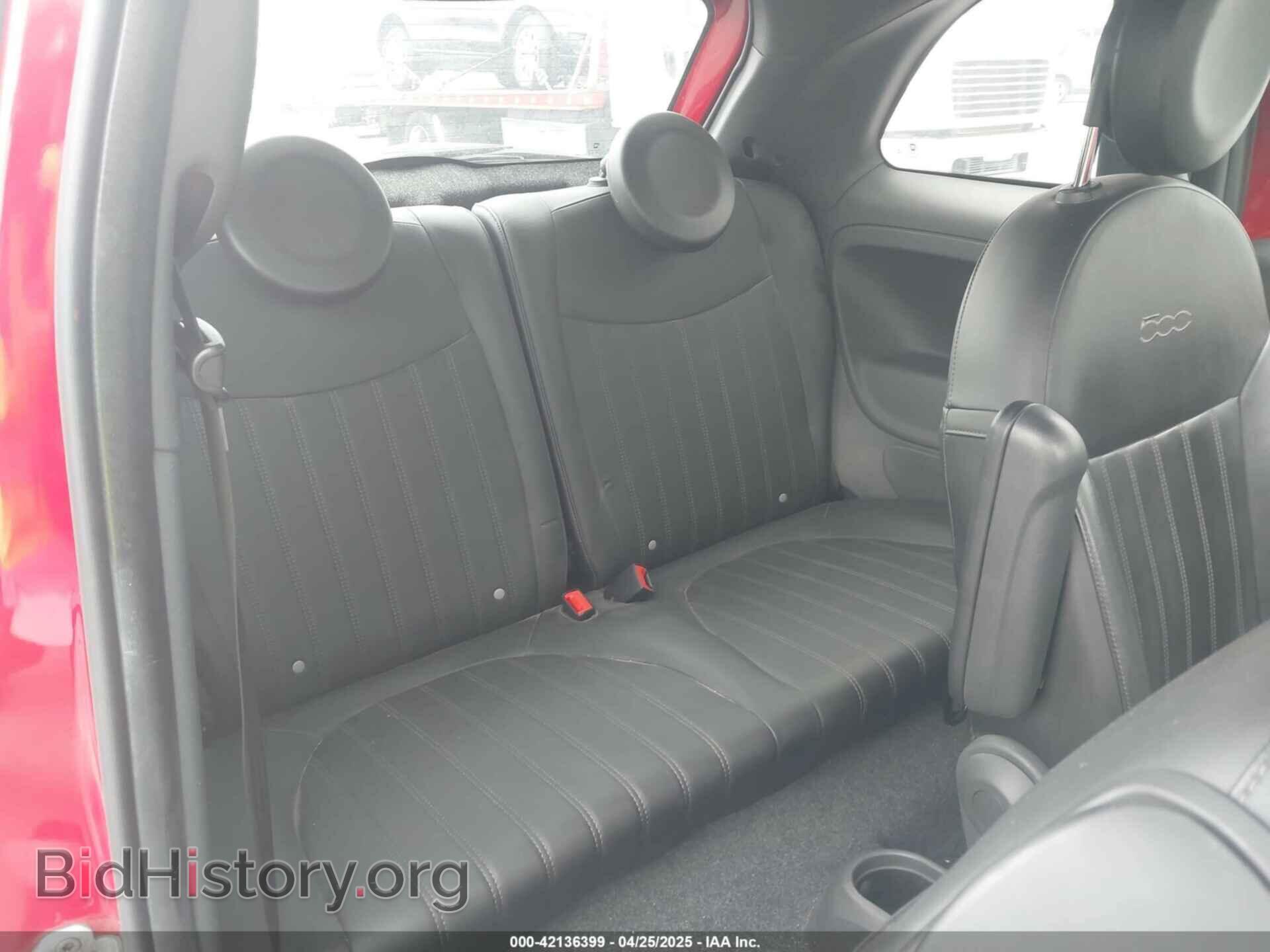 2015 FIAT 500 - VIN: 3C3CFFBR2FT528116 - Фото 8