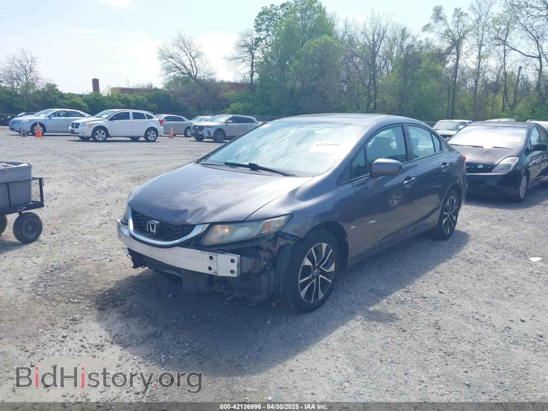 2014 HONDA CIVIC - VIN: 19XFB2F86EE054527 - Фото 2