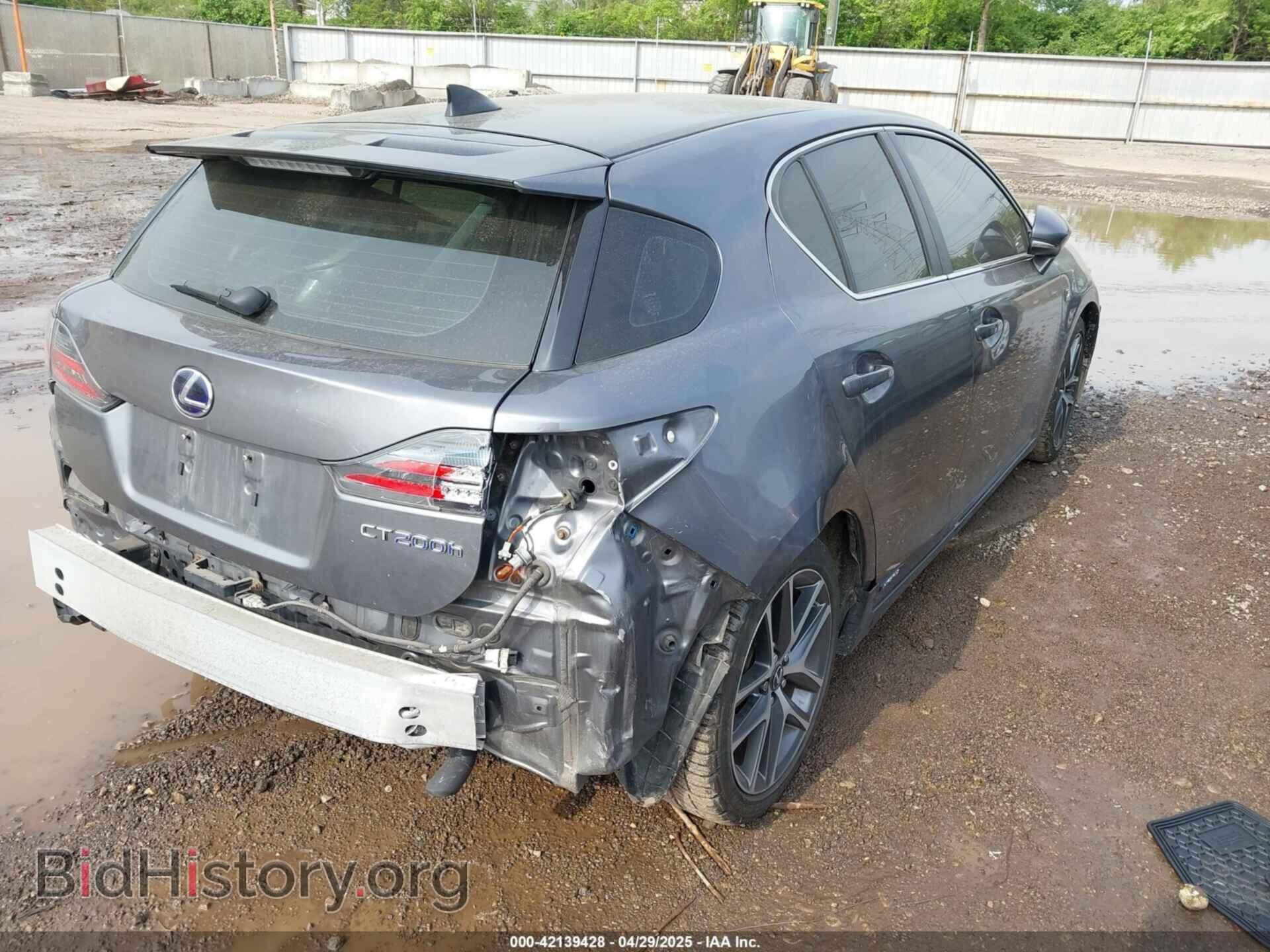 2014 LEXUS CT 200H - VIN: JTHKD5BH4E2201617 - Photo 4