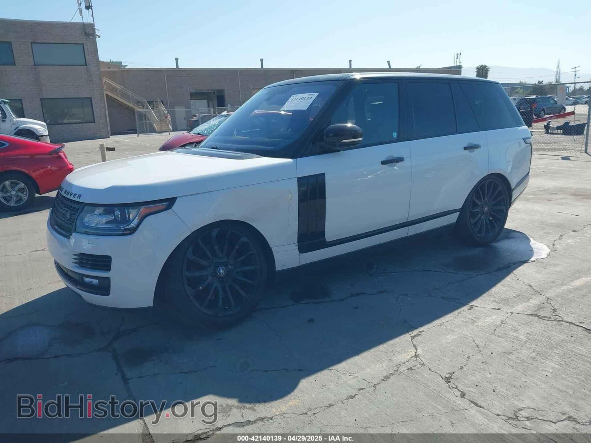 2015 LAND ROVER RANGE ROVER - VIN: SALGS2TF0FA203535 - Фото 2