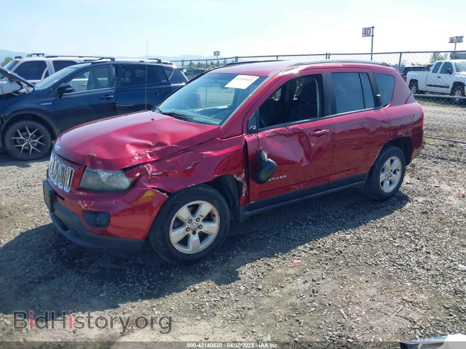 2014 JEEP COMPASS - VIN: 1C4NJCBA4ED749619 - Фото 2