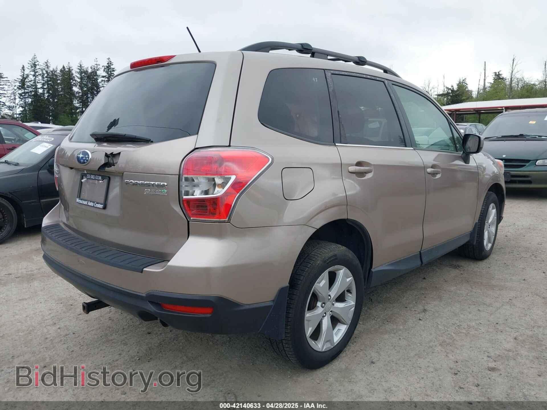 2015 SUBARU FORESTER - VIN: JF2SJAFC0FH559041 - Фото 4