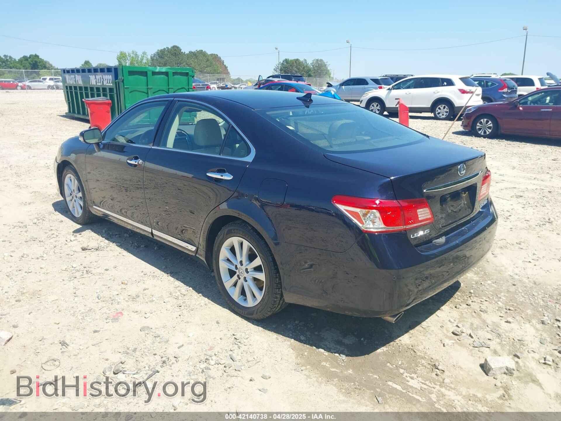 2010 LEXUS ES 350 - VIN: JTHBK1EG4A2361251 - Фото 3