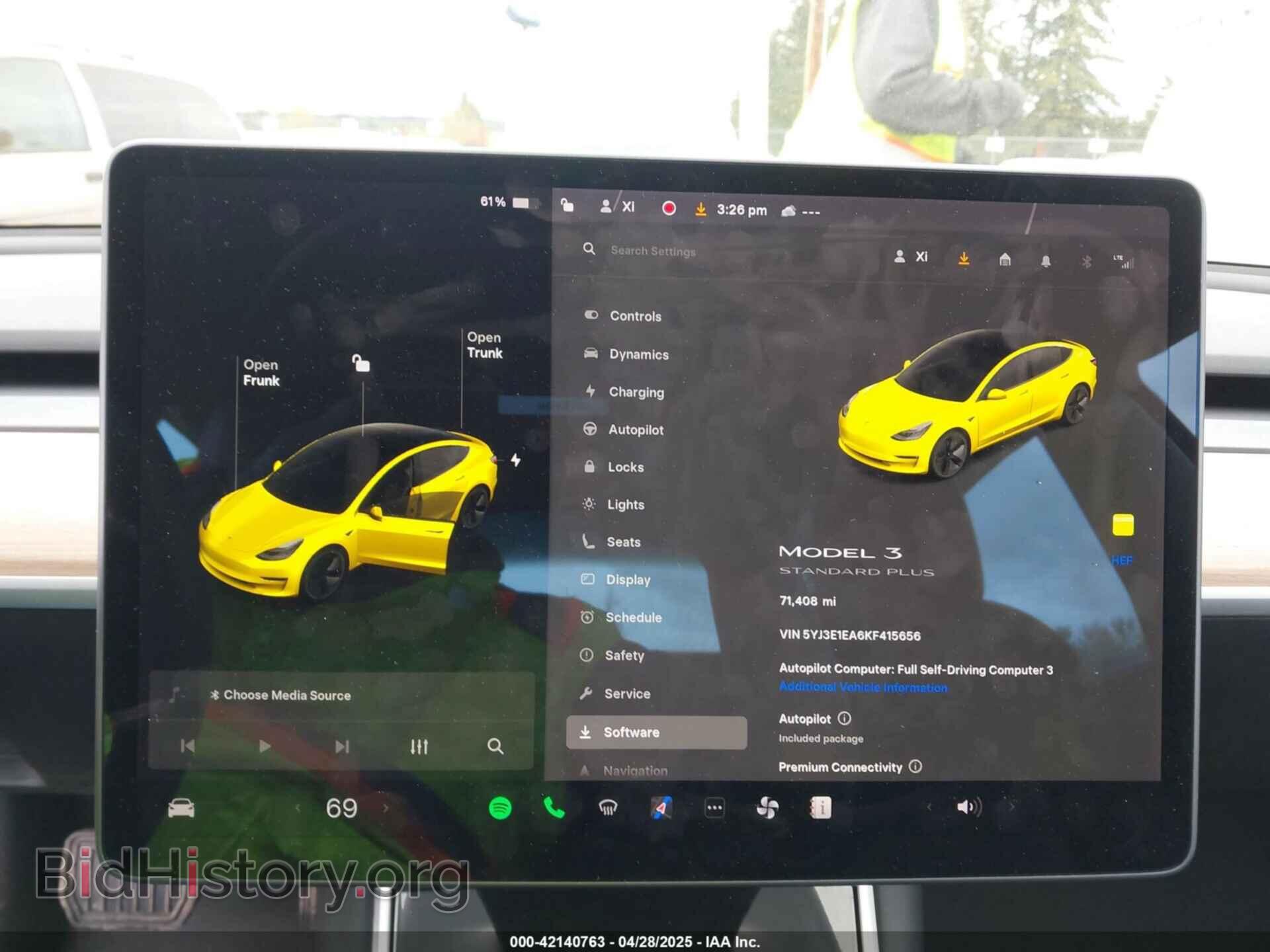 2019 TESLA MODEL 3 - VIN: 5YJ3E1EA6KF415656 - Фото 7