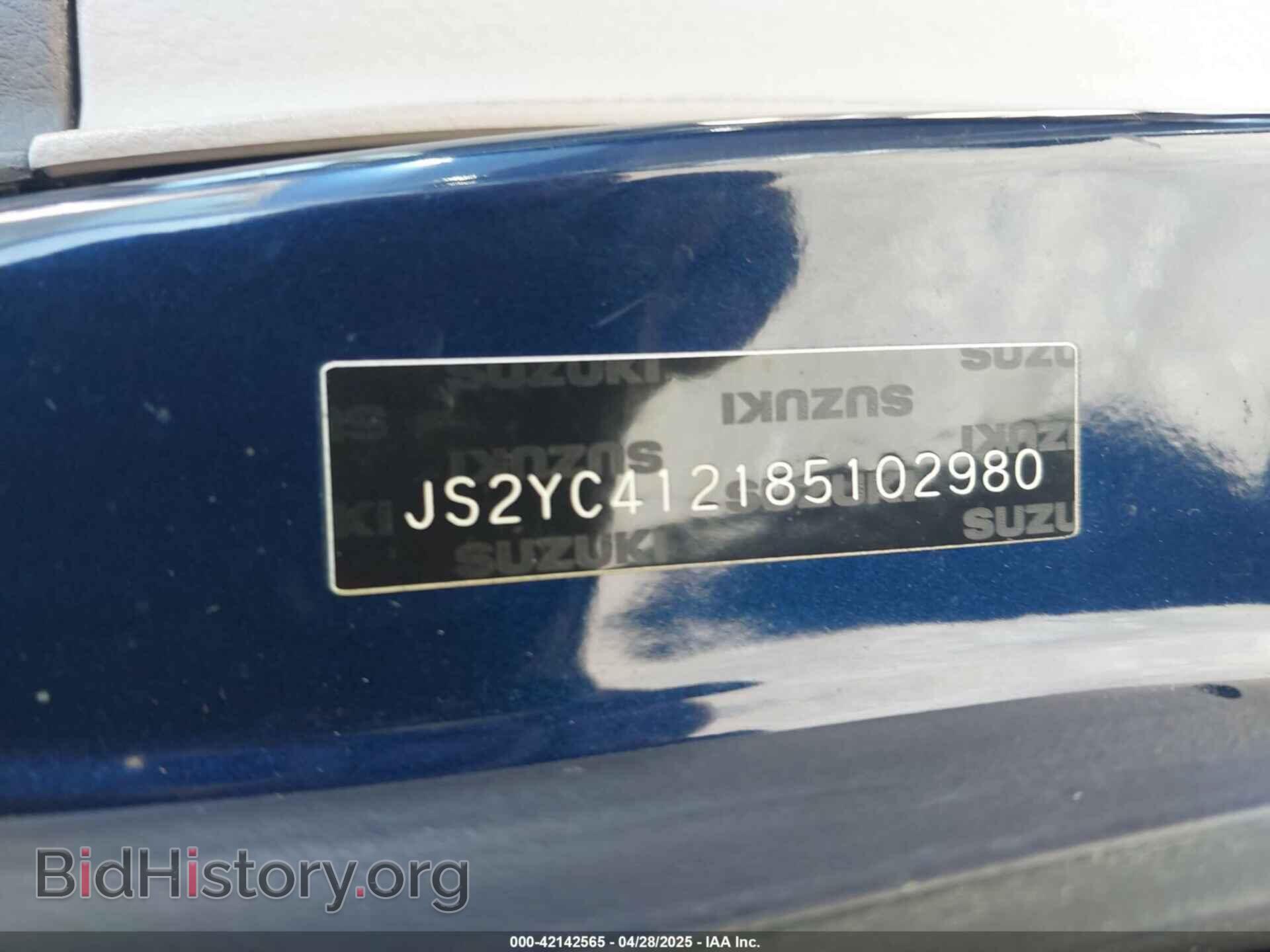 2008 SUZUKI SX4 - VIN: JS2YC412185102980 - Фото 9