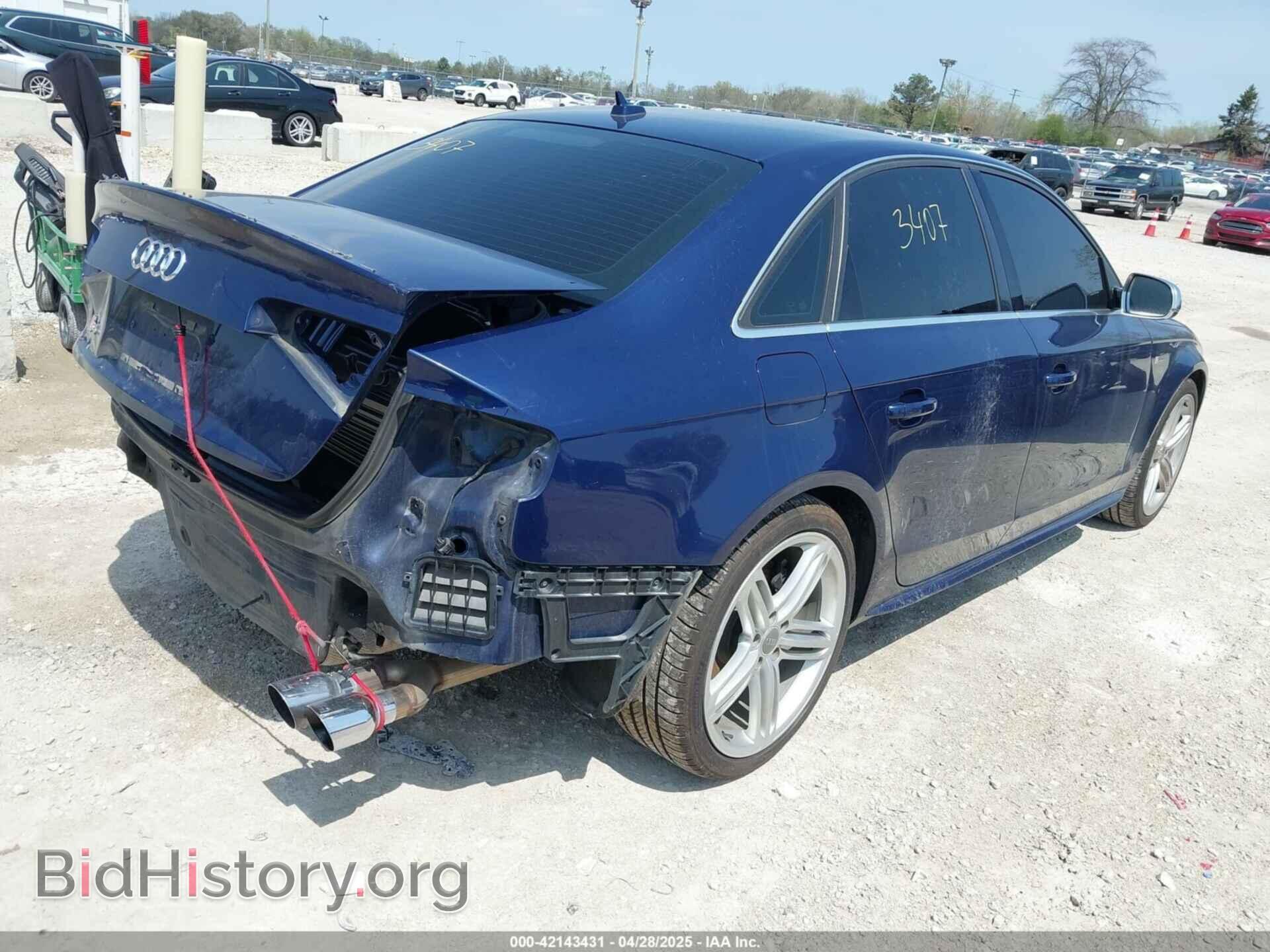 2014 AUDI S4 - VIN: WAUDGAFL1EA120568 - Фото 4