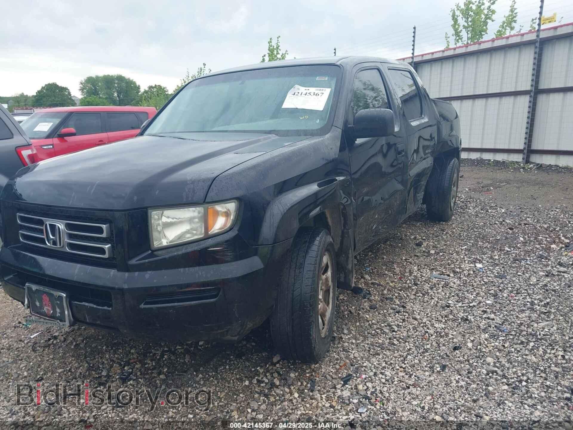 2007 HONDA RIDGELINE - VIN: 2HJYK16267H510110 - Фото 2