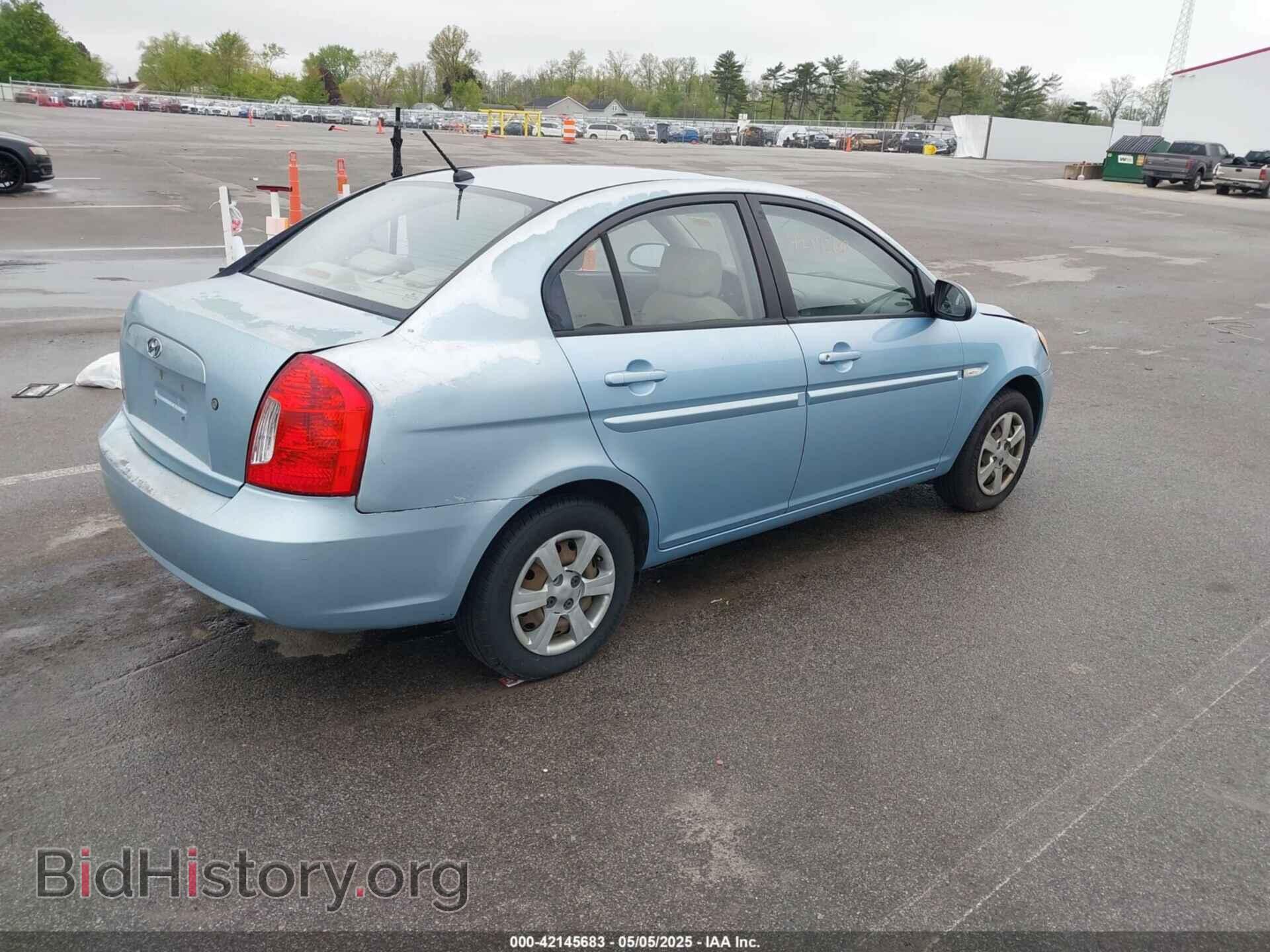 2007 HYUNDAI ACCENT - VIN: KMHCN46C87U149178 - Фото 4