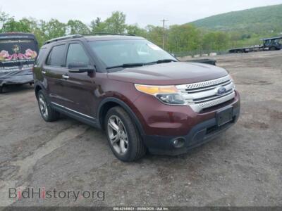 2012 Ford EXPLORER XLT, burgundy — VIN 1FMHK8D84CGA72015, IAAI
