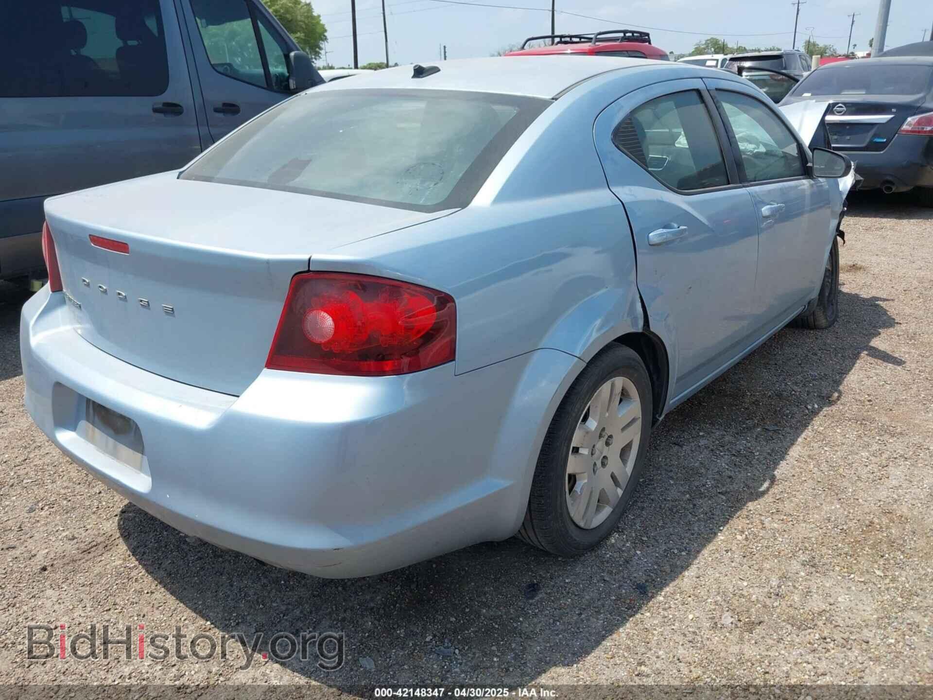 2013 DODGE AVENGER - VIN: 1C3CDZAB9DN700537 - Фото 4