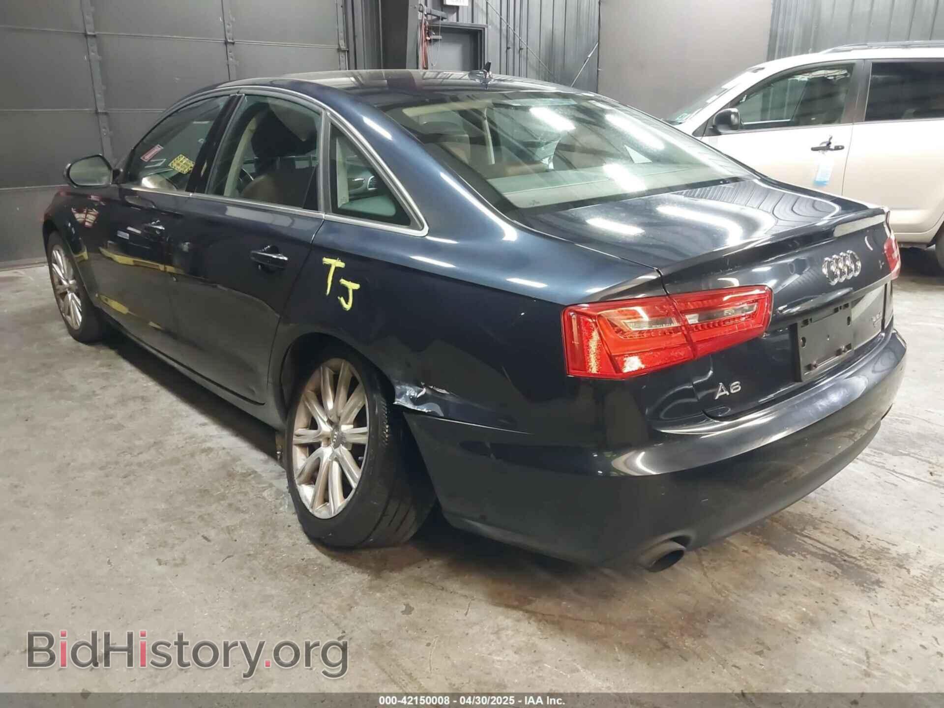 2013 AUDI A6 - VIN: WAUGFAFCXDN023621 - Фото 3