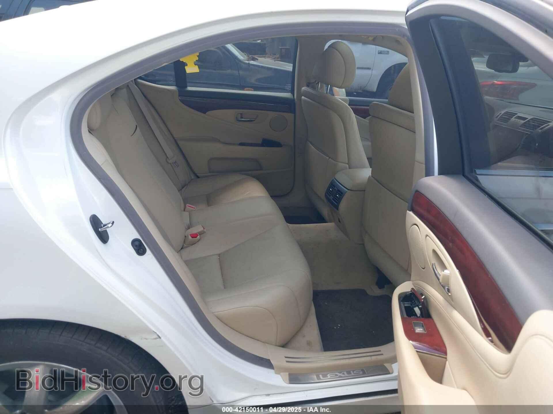 2007 LEXUS LS - VIN: JT8BL46F675004925 - Фото 8