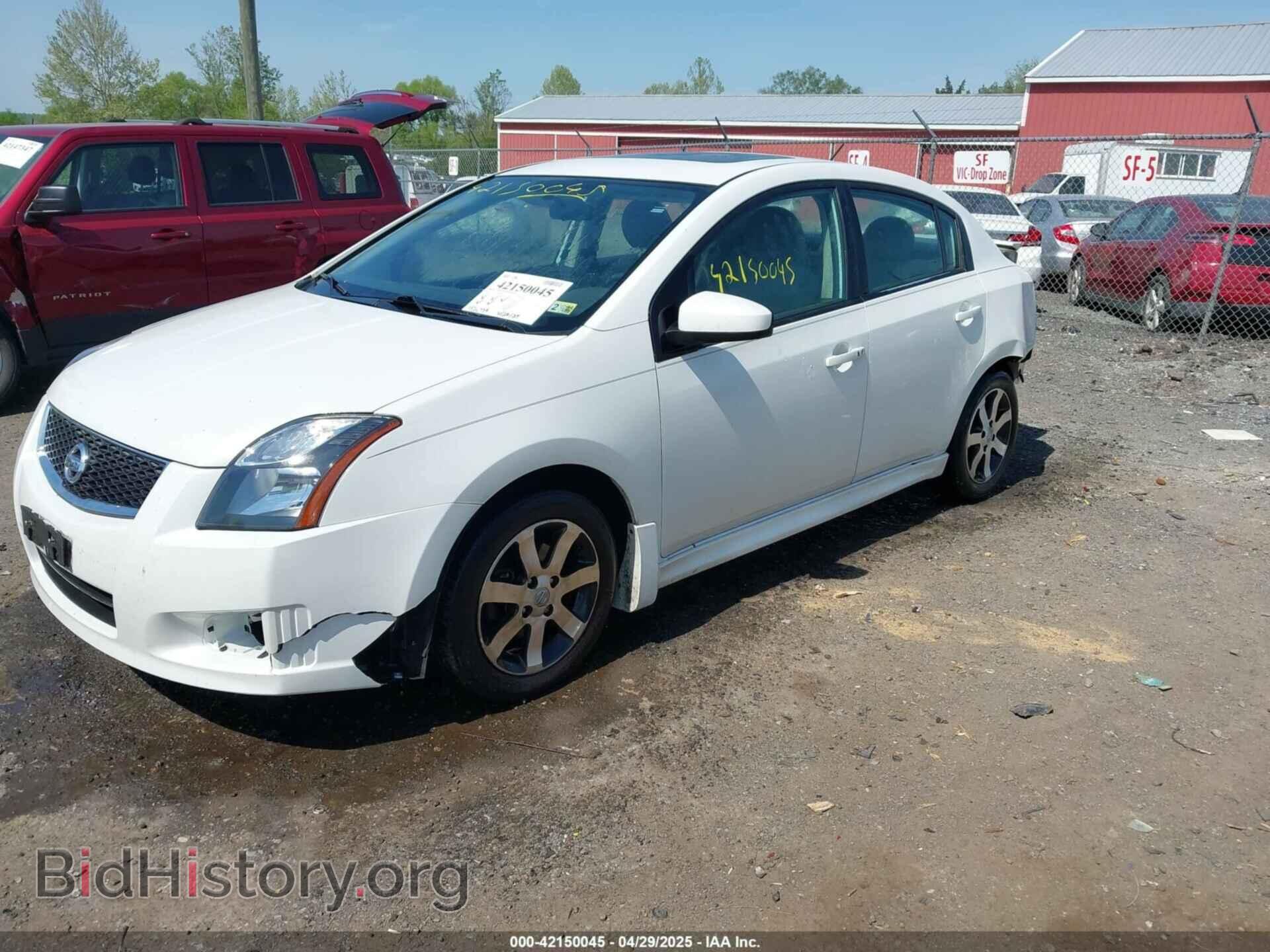 2012 NISSAN SENTRA - VIN: 3N1AB6AP3CL700876 - Фото 2