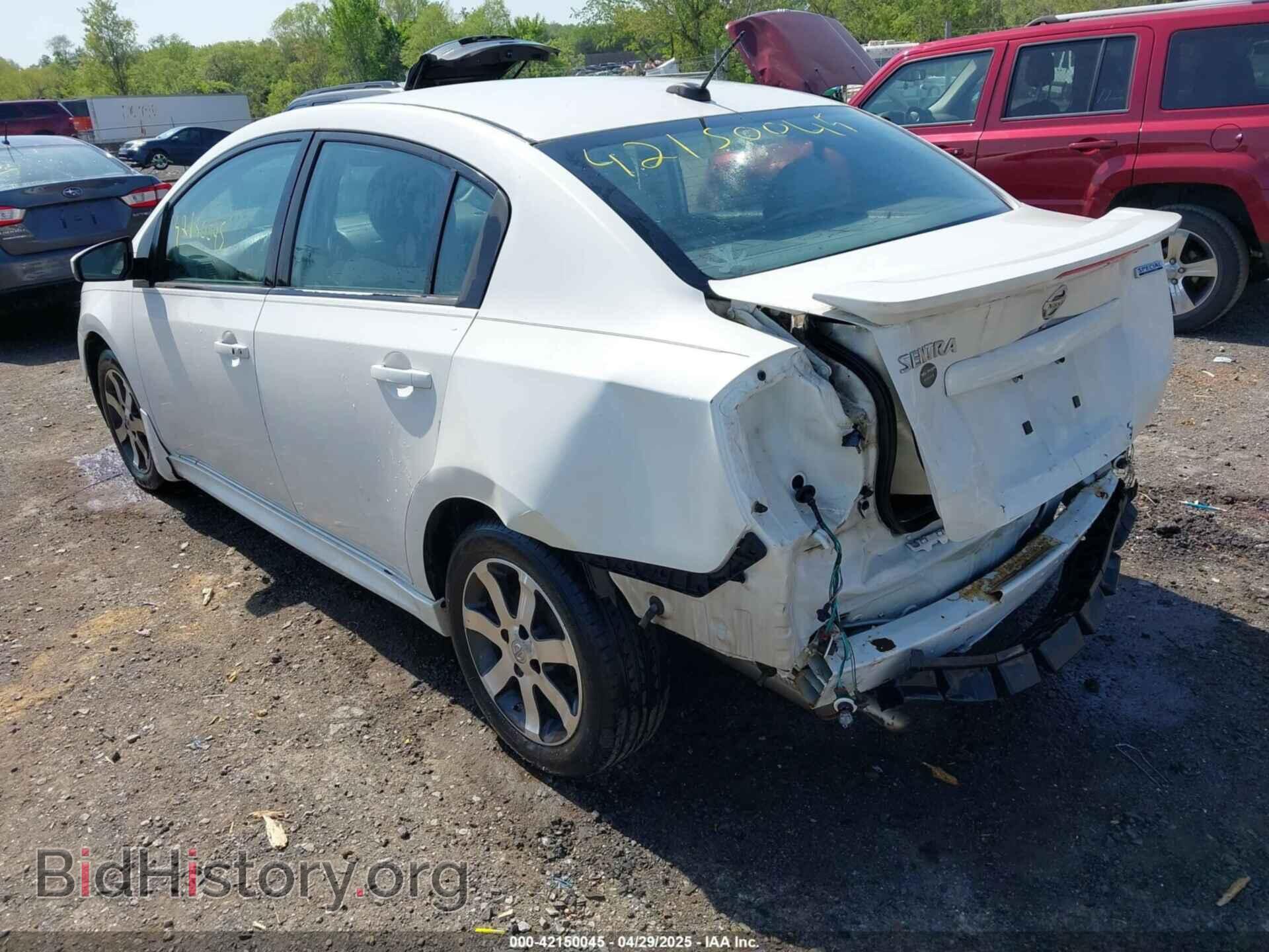 2012 NISSAN SENTRA - VIN: 3N1AB6AP3CL700876 - Фото 3
