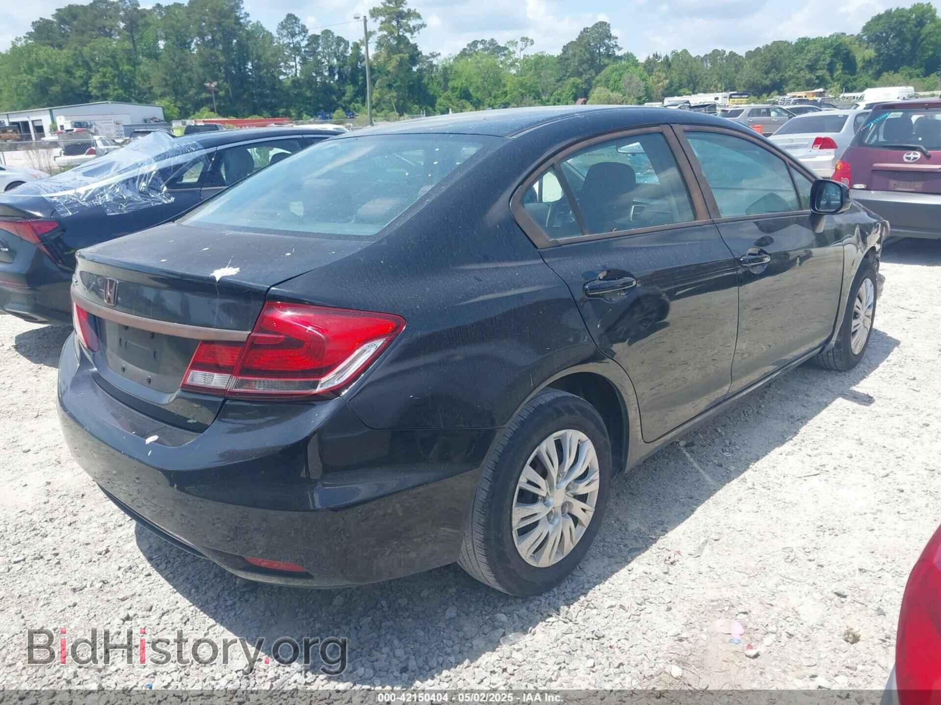 2013 HONDA CIVIC - VIN: 19XFB2F53DE244435 - Фото 4