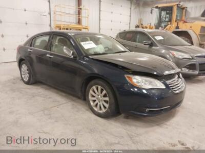 2013 Chrysler 200 Limited, dark blue — VIN 1C3CCBCG3DN618127, IAAI