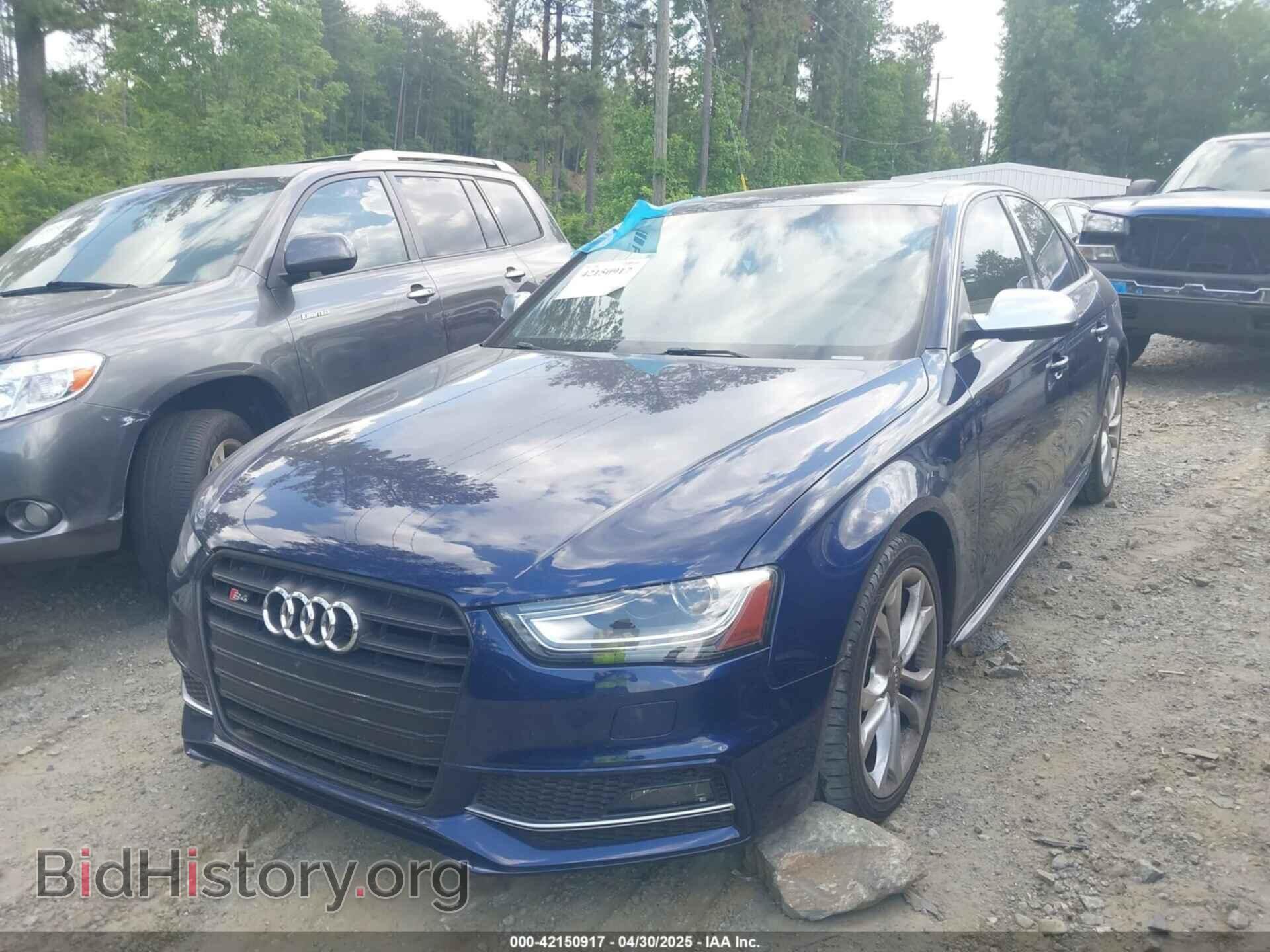 2014 AUDI S4 - VIN: WAUBGAFLXEA052827 - Фото 2