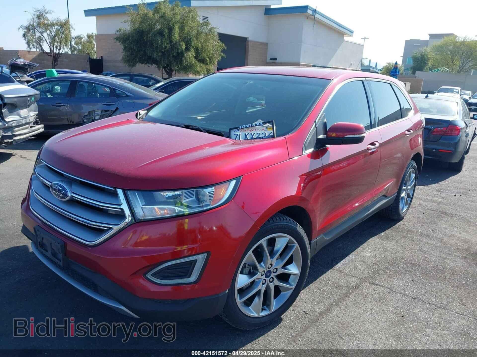 2015 FORD EDGE - VIN: 2FMTK3K92FBB61022 - Photo 2