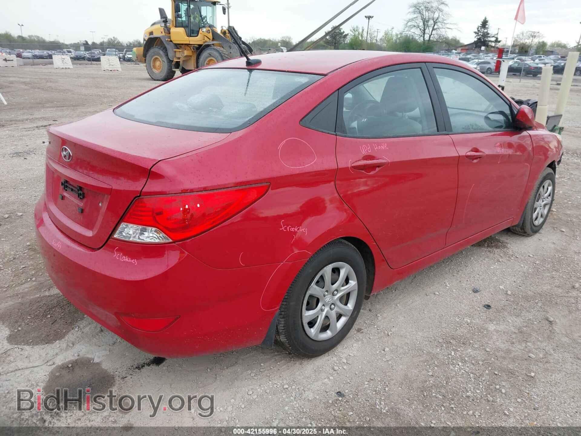2014 HYUNDAI ACCENT - VIN: KMHCT4AE2EU768368 - Фото 4