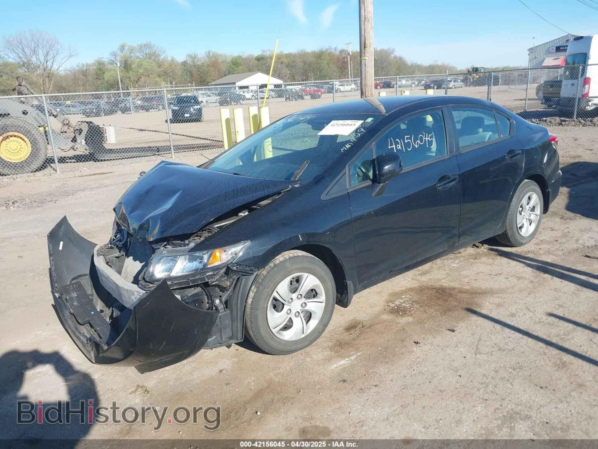 2013 HONDA CIVIC - VIN: 19XFB2F52DE086704 - Фото 2