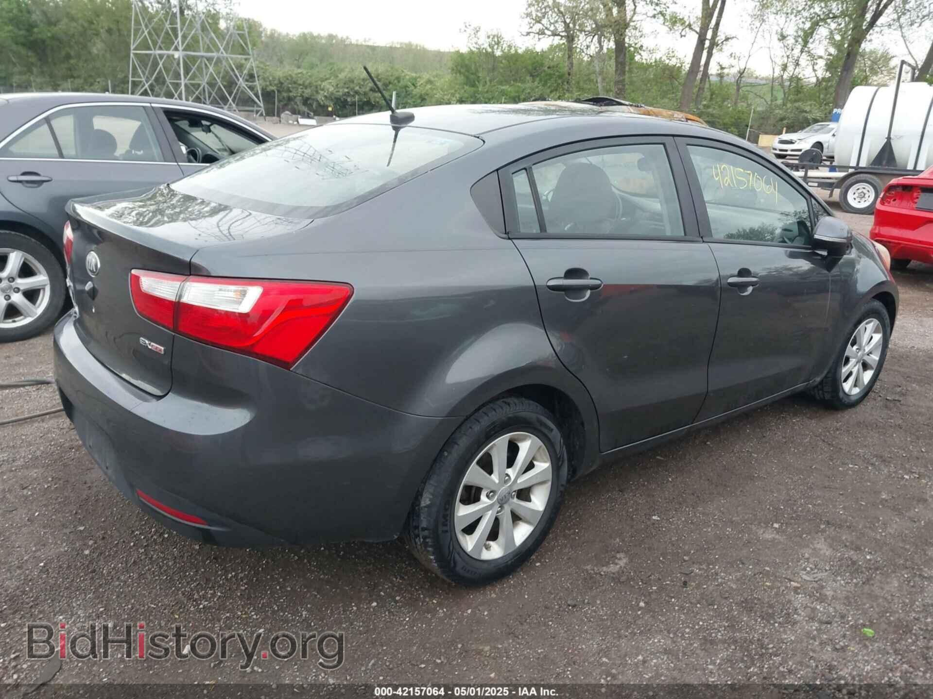 2013 KIA RIO - VIN: KNADN4A34D6195653 - Фото 4