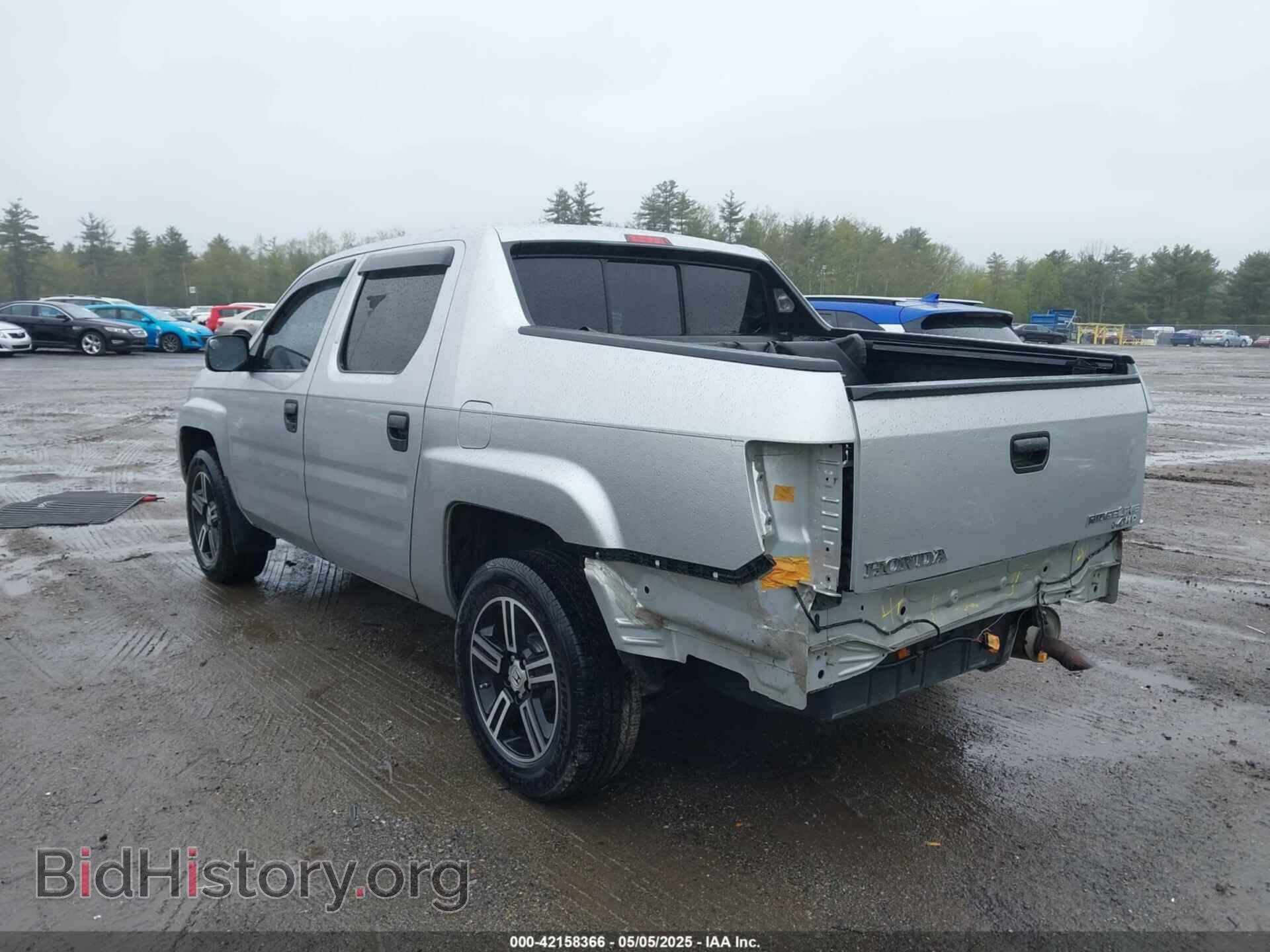2012 HONDA RIDGELINE - VIN: 5FPYK1F77CB459174 - Фото 3