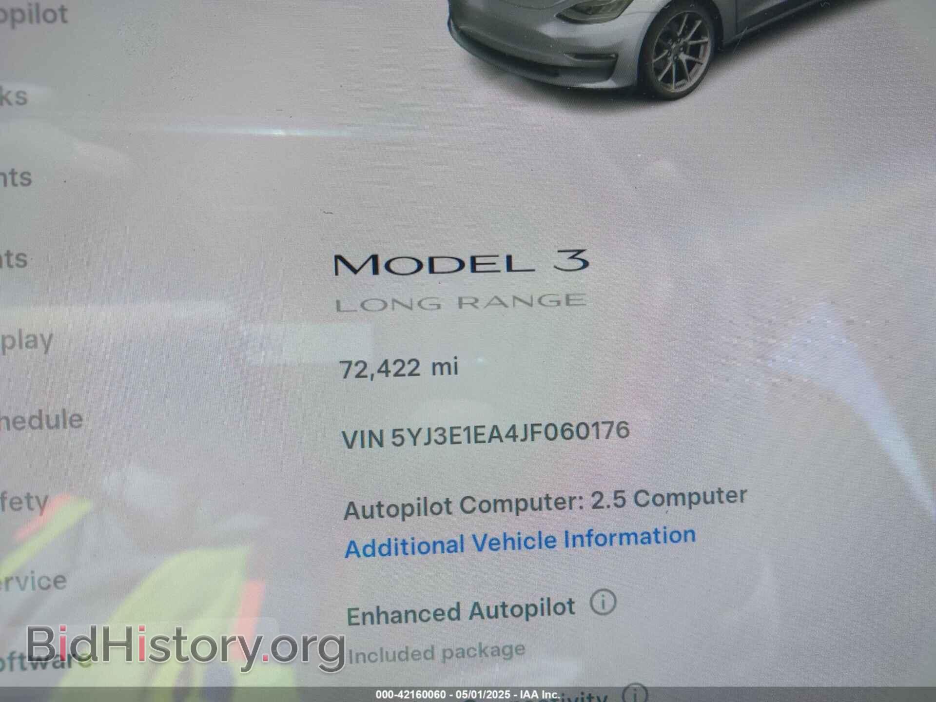 2018 TESLA MODEL 3 - VIN: 5YJ3E1EA4JF060176 - Фото 7