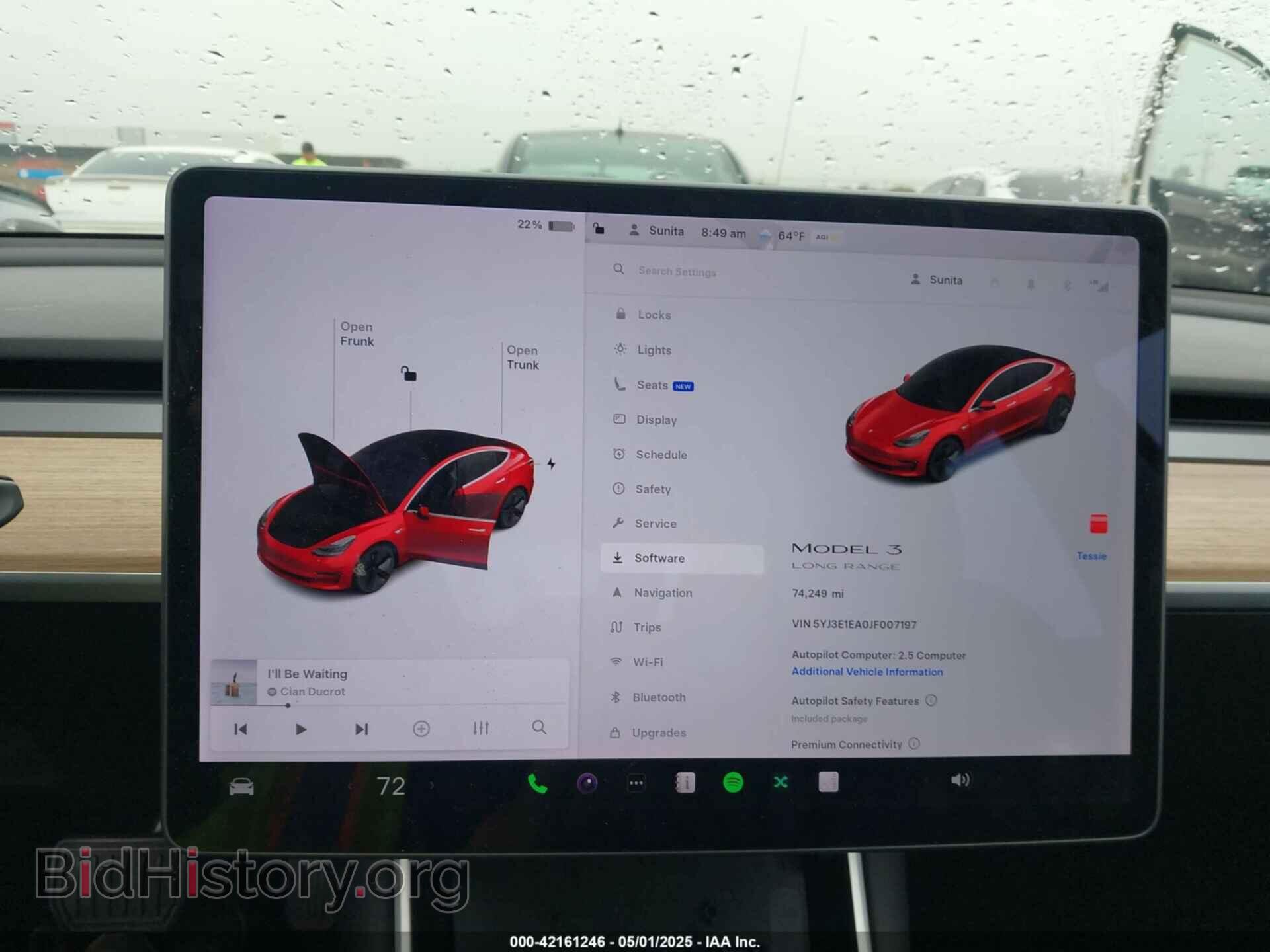 2018 TESLA MODEL 3 - VIN: 5YJ3E1EA0JF007197 - Photo 7